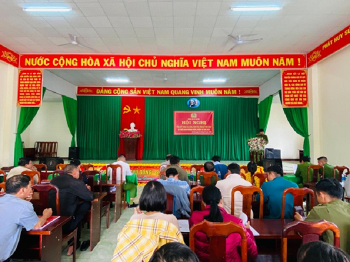Ea Ral tổ chức Hội nghị tổng kết công tác Đảng, công tác Công an năm 2022 và triển khai phương hướng, nhiệm vụ năm 2023